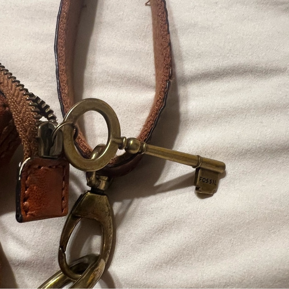 Fossil Tan Leather Handbag - Picture 4 of 5